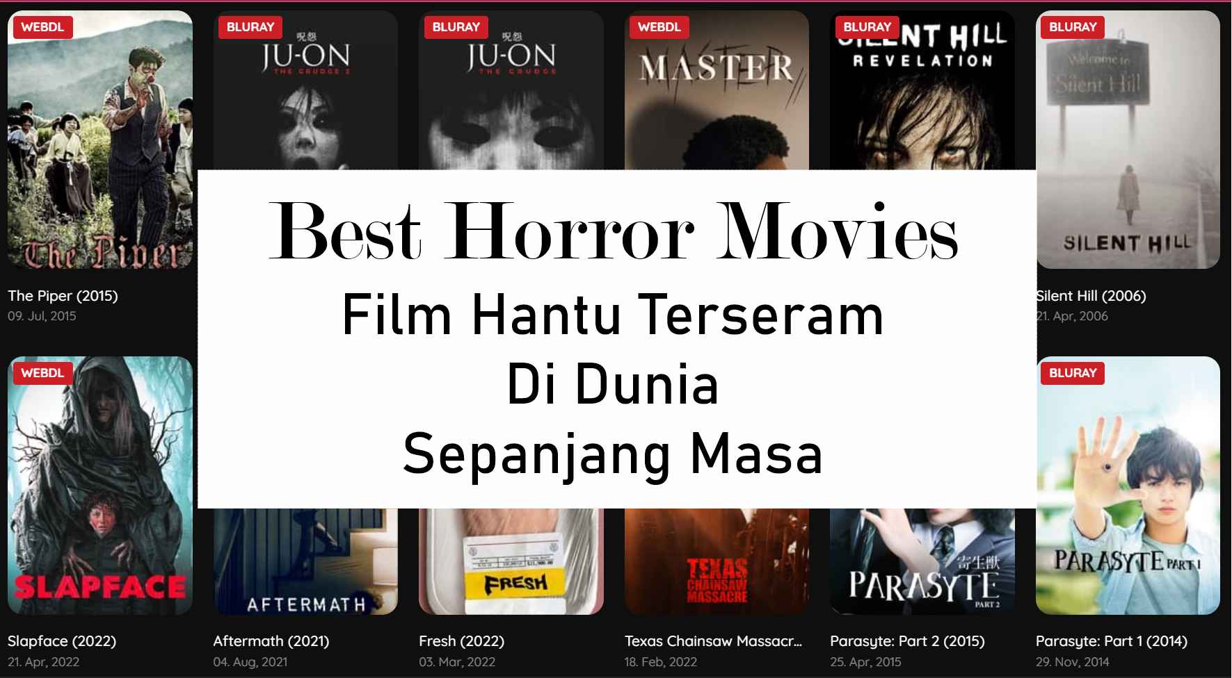 Best Horror Movies, Rekomendasi 10 Film Hantu Terseram Barat Yang Wajib ...